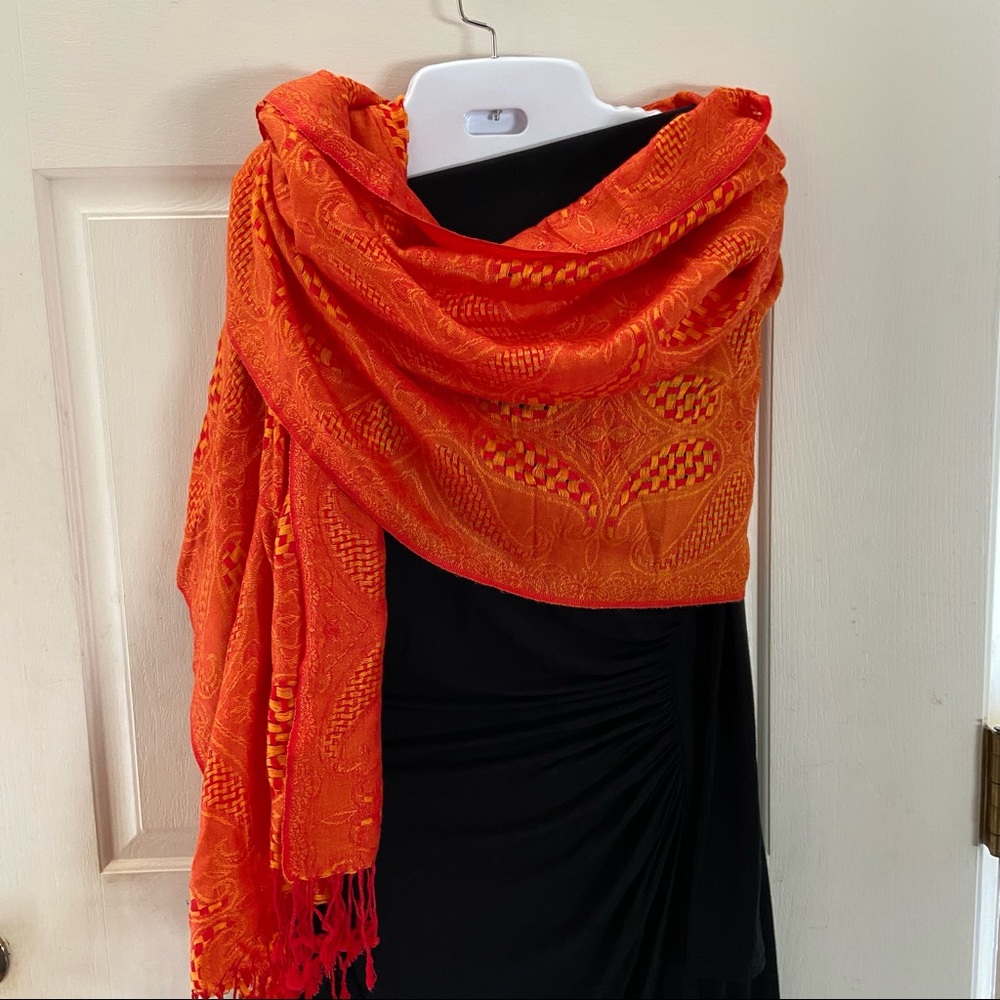 Elegant Orange Scarf